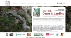 Desktop Screenshot of entrecoursetjardins.com